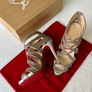 Christian Louboutin Glitter Heels 37 👠